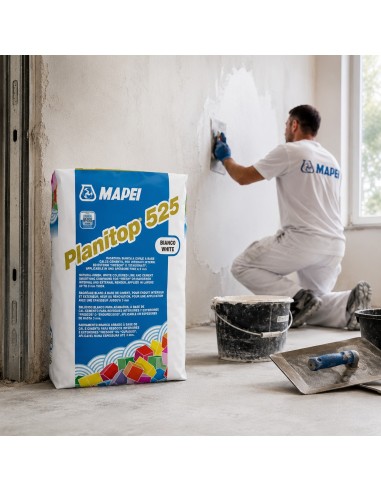 Mapei PLANITOP 525 Rasatura Civile Bianca Per Intonaci Interni Ed Esterni 25 Kg
