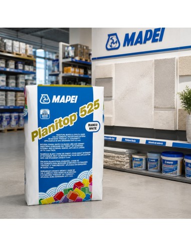 Mapei PLANITOP 525 Rasatura Civile Bianca Per Intonaci Interni Ed Esterni 25 Kg