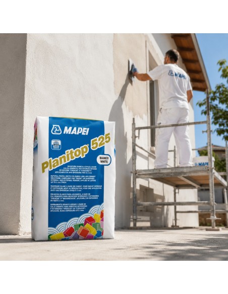 Mapei PLANITOP 525 Rasatura Civile Bianca Per Intonaci Interni Ed Esterni 25 Kg