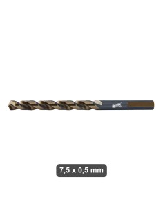 Punta HSS 7,5 x 0,5 mm per metallo - Reitool