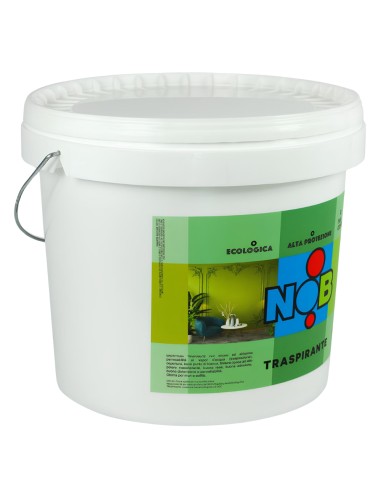 Idropittura Traspirante Ecologica Coprente Semilavabile Interni Bianca Nob