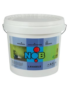 Idropittura Lavabile Ecologica Murale Acrilica Interni Colore Bianco Nob 