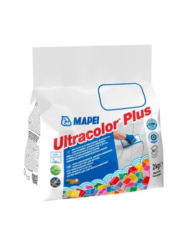Stucco Fughe Resistente Muffa Antieffluorescenze Ceramiche Ultracolor Plus 2 kg 