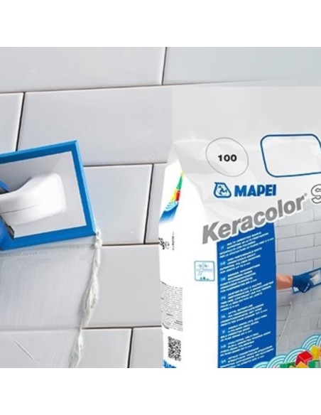Stucco Fughe Grana Super Fina Keracolor SF 100 Colore Bianco Confezione 5 kg