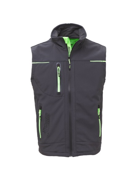 Gilet Softshell Impermeabile Traspirante Universe Colore Asphalt Grey Green 