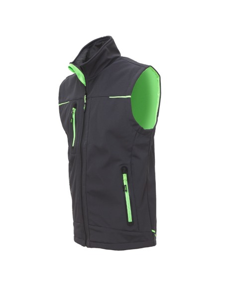 Gilet Softshell Impermeabile Traspirante Universe Colore Asphalt Grey Green 