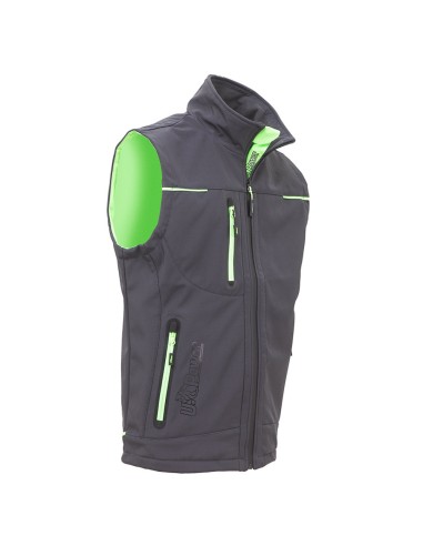 Gilet Softshell Impermeabile Traspirante Universe Colore Asphalt Grey Green 