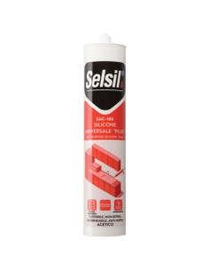  Sigillante Acetico Antimuffa Alta Adesione Impermeabile Bianco RAL 9010 280 ml