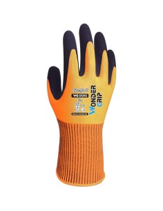Guanti lavoro Comfort resistenti alta visibilità arancione modello WG-310R 2