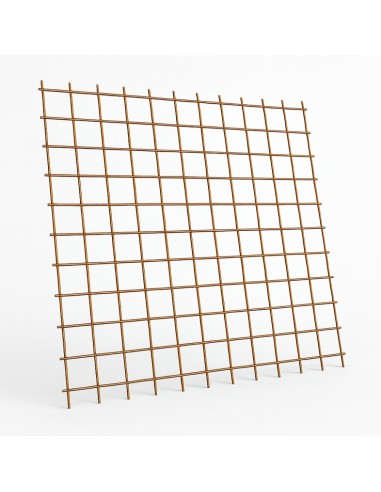 Rete Elettrosaldata Edilizia Ferro Grezzo Ø 8 mm Maglia 20x20 cm Foglio 1,5x1 m