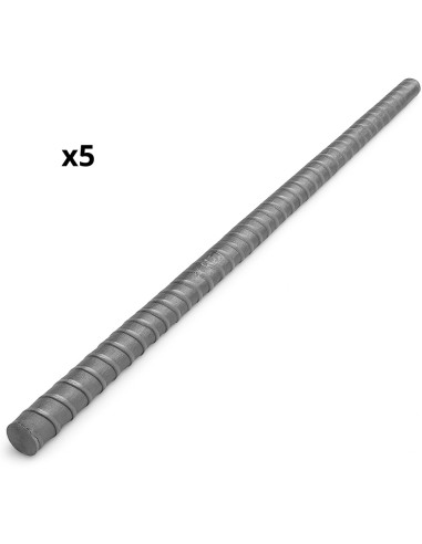 Tondino Ferro Zigrinato 1,2 m Barra Armatura Cemento Armato Edilizia Pezzi 5