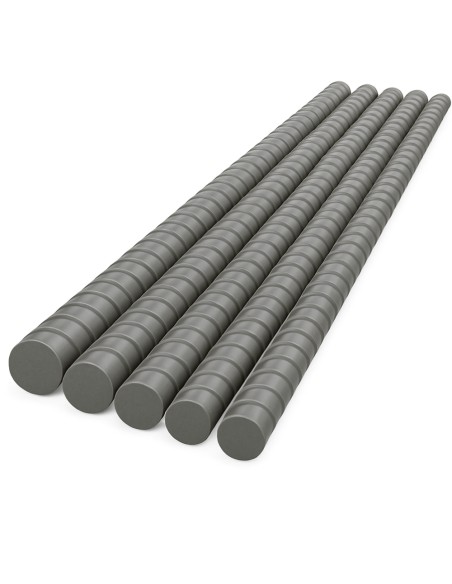 Tondino Ferro Zigrinato 2 m Barra Armatura Cemento Armato Edilizia Pezzi 5