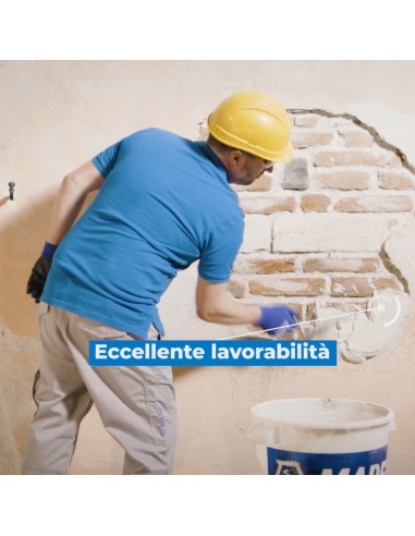 Intonaco Rasante Mape-Antique NHL Eco Restaura Alta Traspirabilità Sacco 25 Kg 