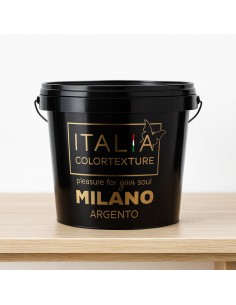 Decorativo Murale Milano Colore Argento Effetto Seta Riflessi Perlescenti 2