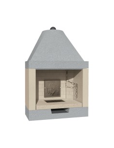 Camino Lisbona Rivestimento Focolare Prefabbricato Refrattario M80 Parete 2