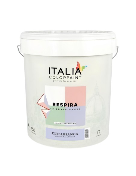 Cittabianca Idropittura Bianca Minerale Alla Calce Traspirante Vari Formati
