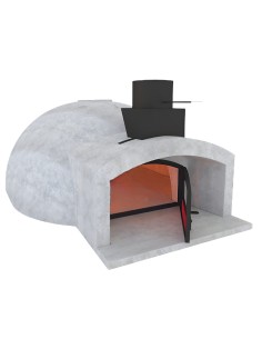 Forno Legna Artigianale Diametro 110Cm Super Capienza 6/8 Pizze Cottura Diretta