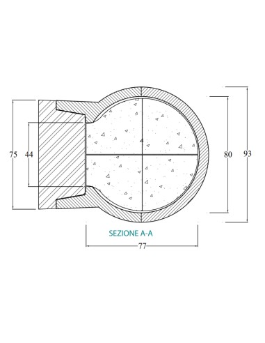 Forno Legna Artigianale Diametro 80 Cm Capienza 2/3 Pizze Cottura Diretta