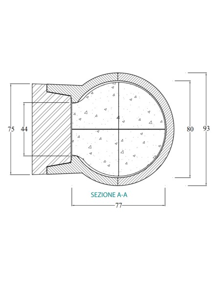 Forno Legna Artigianale Diametro 80 Cm Capienza 2/3 Pizze Cottura Diretta