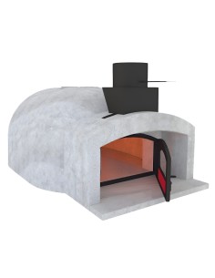 Forno Legna Artigianale Diametro 80 Cm Super Capienza 4/6 Pizze Cottura Diretta