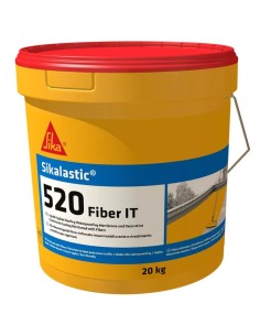 SIKA Sikalastic 520 Fiber It Membrana Impermeabilizzante Elastomerica Grigia 20 kg