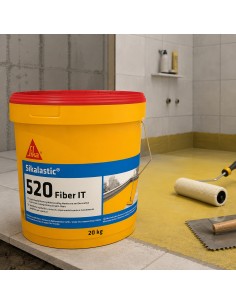 SIKA Sikalastic 520 Fiber It Membrana Impermeabilizzante Elastomerica Grigia 20 kg 2