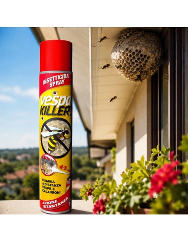 Prochimica VESPAKILLER SPRAY Insetticida Per Vespe E Calabroni Ad Uso Domestico E Civile 750 ml
