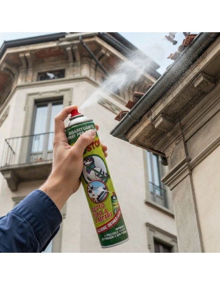 Prochimica EKOSTOP Disabituante Piccioni E Volatili Spray Fino a 4 Metri 750 Ml