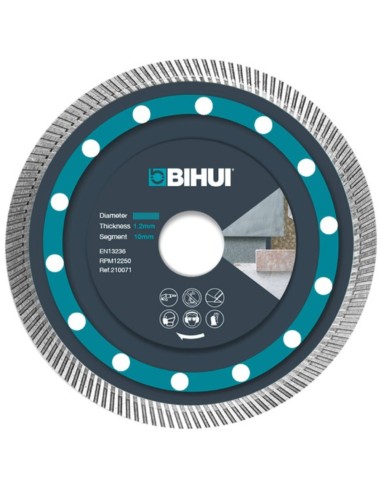 BIHUI Disco Diamantato Super Narrow Ø 115 mm Mod. DCBN115