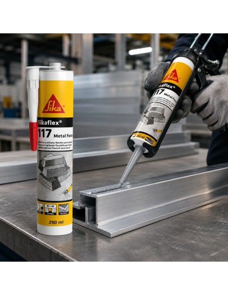 SIKA Sikaflex 117 Metal Force Adesivo Monocomponente Per Metalli Grigio 290 ml