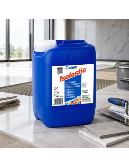 MAPEI ISOLASTIC 5 kg Lattice Elasticizzante Da Miscelare Per Adesivi Cementizi