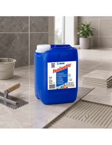 MAPEI ISOLASTIC 5 kg Lattice Elasticizzante Da Miscelare Per Adesivi Cementizi