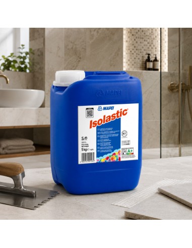 MAPEI ISOLASTIC 5 kg Lattice Elasticizzante Da Miscelare Per Adesivi Cementizi