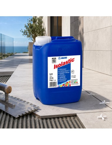 MAPEI ISOLASTIC 5 kg Lattice Elasticizzante Da Miscelare Per Adesivi Cementizi