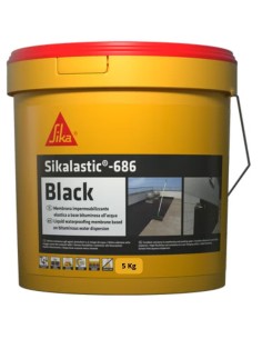 SIKA Sikalastic 686 Black Membrana Impermeabilizzante Elastica 5 Kg