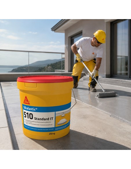 SIKA Sikalastic 510 Standard IT 20kg Membrana Liquida Bianca Impermeabilizzante