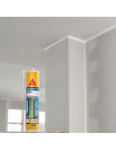 SIKA Sikaseal 157 Decor Sigillante Acrilico Bianco Per Decorazioni Interne 310 ml
