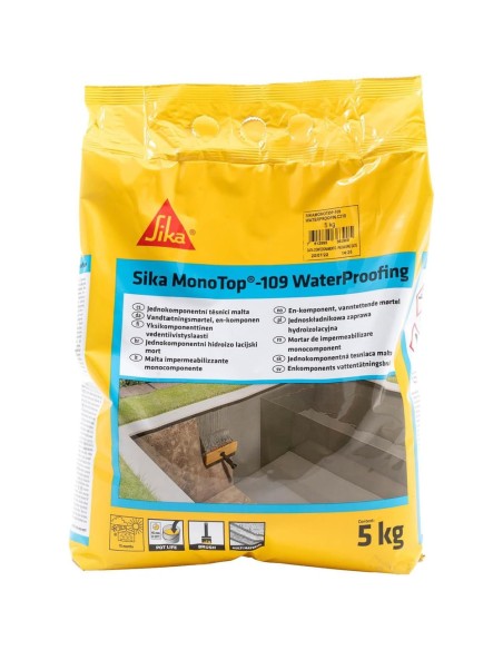 SIKA MonoTop 109 WaterProofing Malta Cementizia Grigia Per Impermeabilizzazioni
