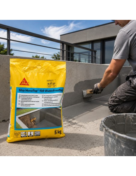 SIKA MonoTop 109 WaterProofing Malta Cementizia Grigia Per Impermeabilizzazioni