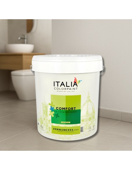 Fermamuffa Plus Idropittura Bianca Lavabile Traspirante Interni Igienizzante