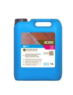 Detergente Acido Concentrato Profumato per Pavimenti da 10 lt Acido