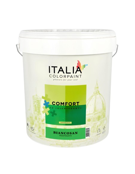 Biancosan Plus Idropittura Bianca Igienizzante Interni Antimuffa E Traspirante