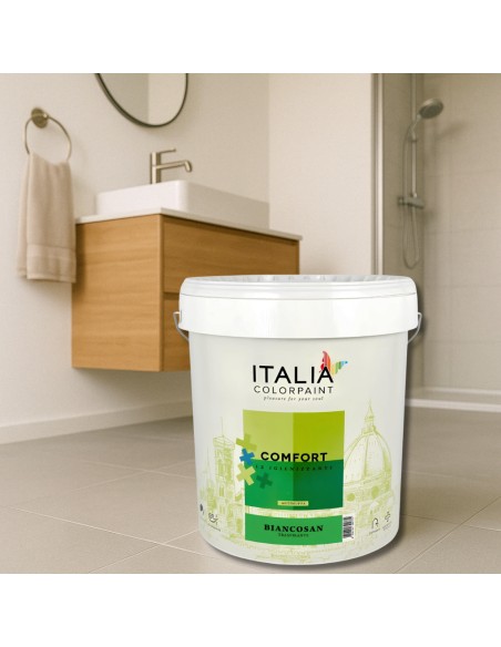 Biancosan Plus Idropittura Bianca Igienizzante Interni Antimuffa E Traspirante
