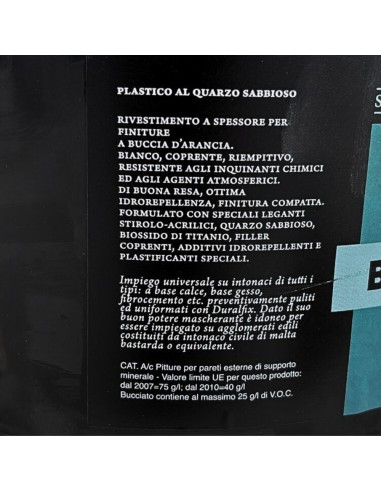 Bucciato Plastico Al Quarzo Sabbioso Per Finitura Buccia D'Arancia Vari Formati