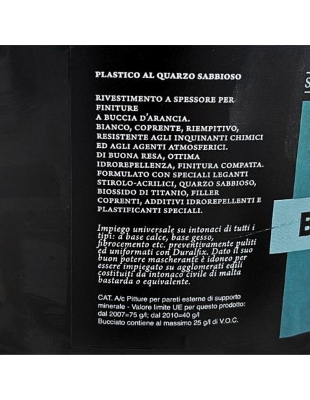 Bucciato Plastico Al Quarzo Sabbioso Per Finitura Buccia D'Arancia Vari Formati