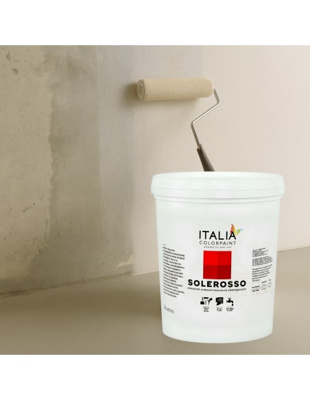 Solerosso Primer Trasparente Per Muri Fissativo Acrilico Isolante Uniformante