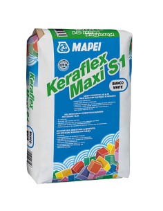 Adesivo Piastrelle Keraflex Maxi S1 Colore Bianco Sacco 23 Kg