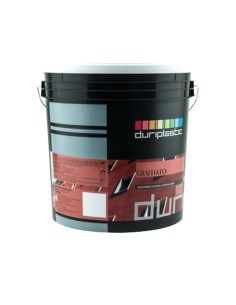 Graffiato Rivestimento Plastico Bianco Idrorepellente Con Quarzi Purissimi