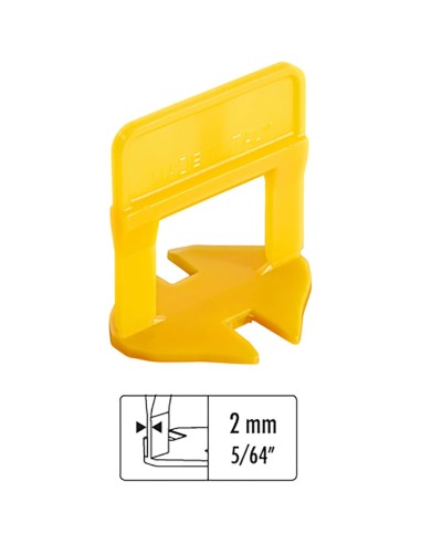 Distanziatori Elementi Livellanti RLS HD 2 mm h. 12 mm Confezione 250 Pezzi 