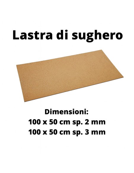 Lastra Sughero Resistente A Compressione Contrasta Umidità Muffa Condensa